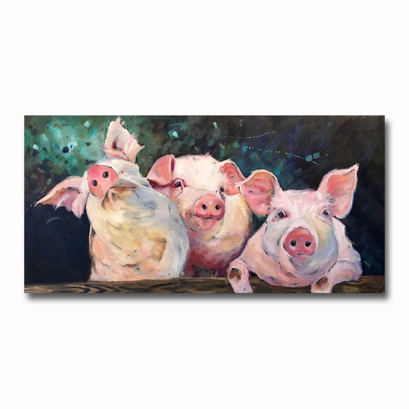 3 Little Pigs 11X14 Print