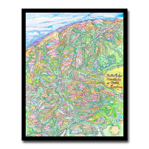 Blue Ridge Parkway Topographic Map