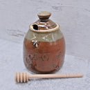 Honey Pot w/Bronze Bee - Brick