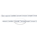 Necklace Chain 24" Figaro