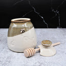 Honey Pot w/Bronze Bee - Iris