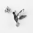 Hummingbird, w/Flower