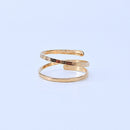 2 Strand Ring Size 5 Gold