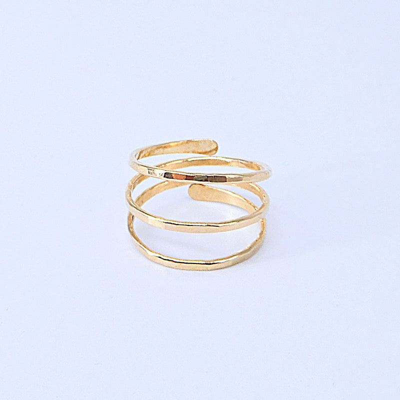 3 Strand Ring Size 5 Gold