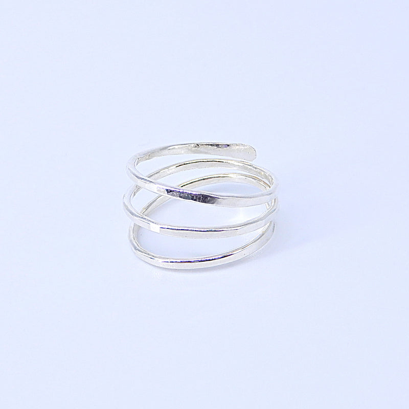 3 Strand Ring Size 5 Silver