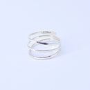 3 Strand Ring Size 6 Silver